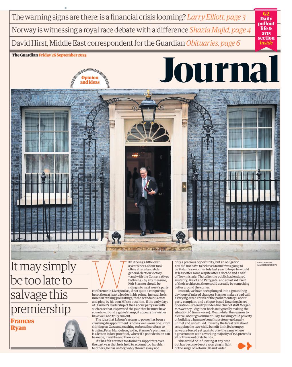 The Guardian Newspaper Preview Pages