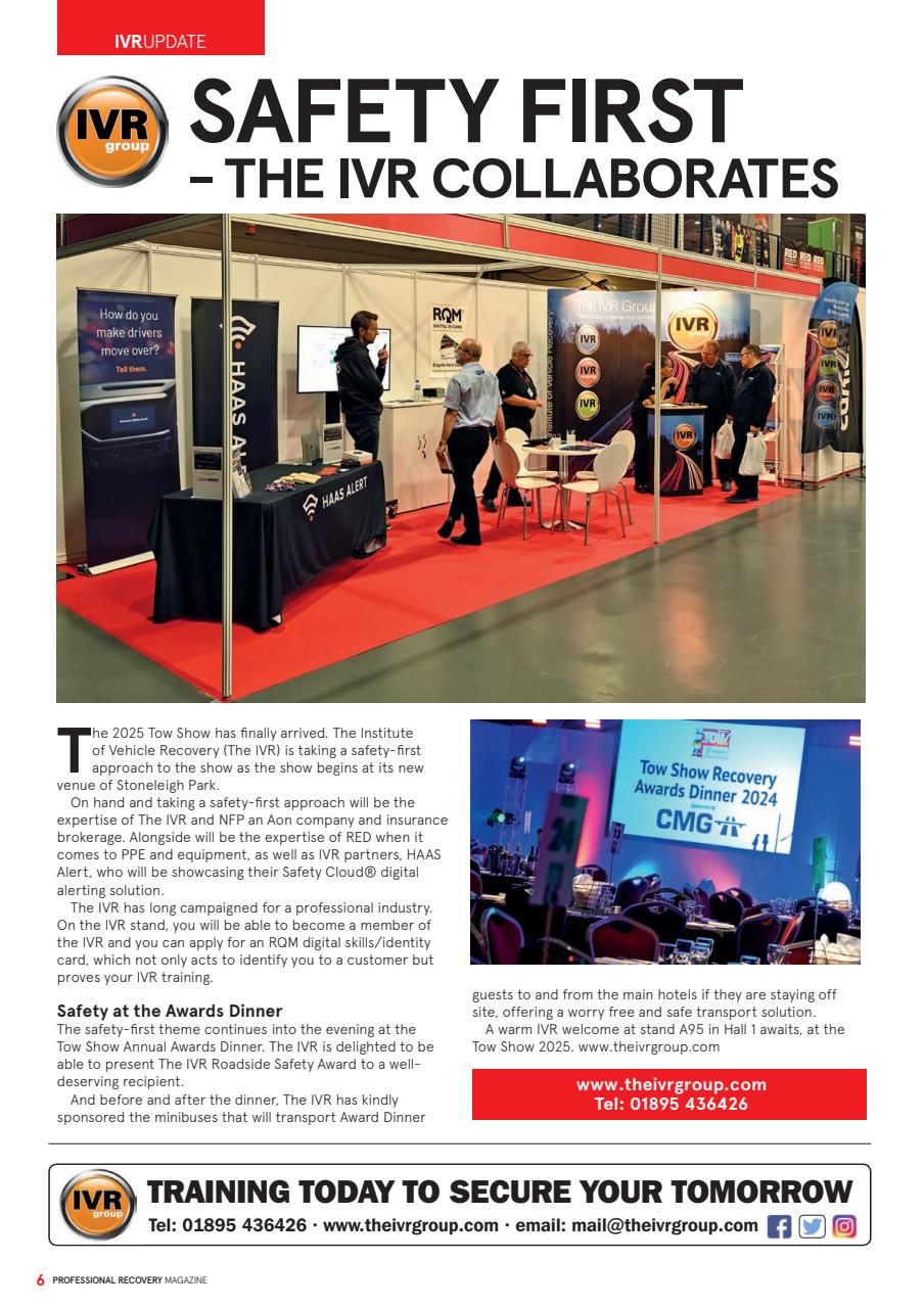 Professional Recovery Magazine Preview Pages