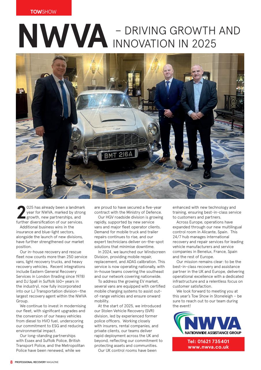 Professional Recovery Magazine Preview Pages