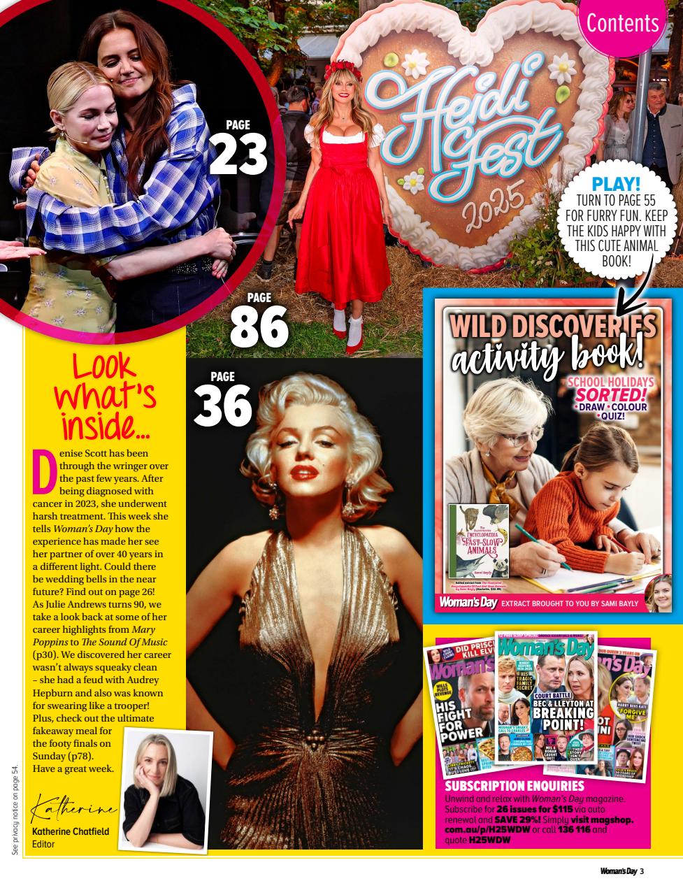 Woman's Day Australia Preview Pages