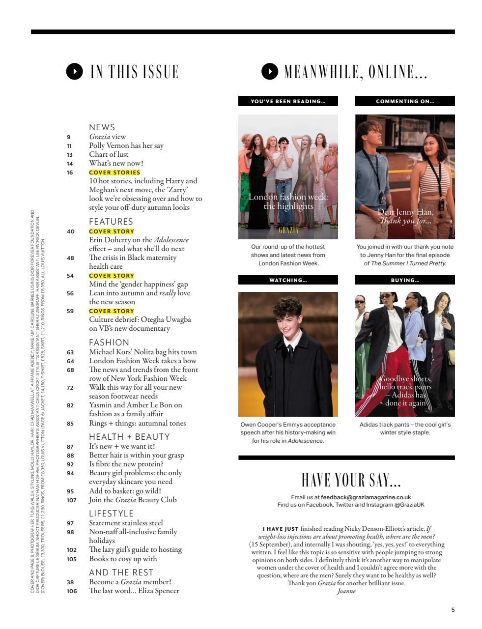 Grazia Preview Pages