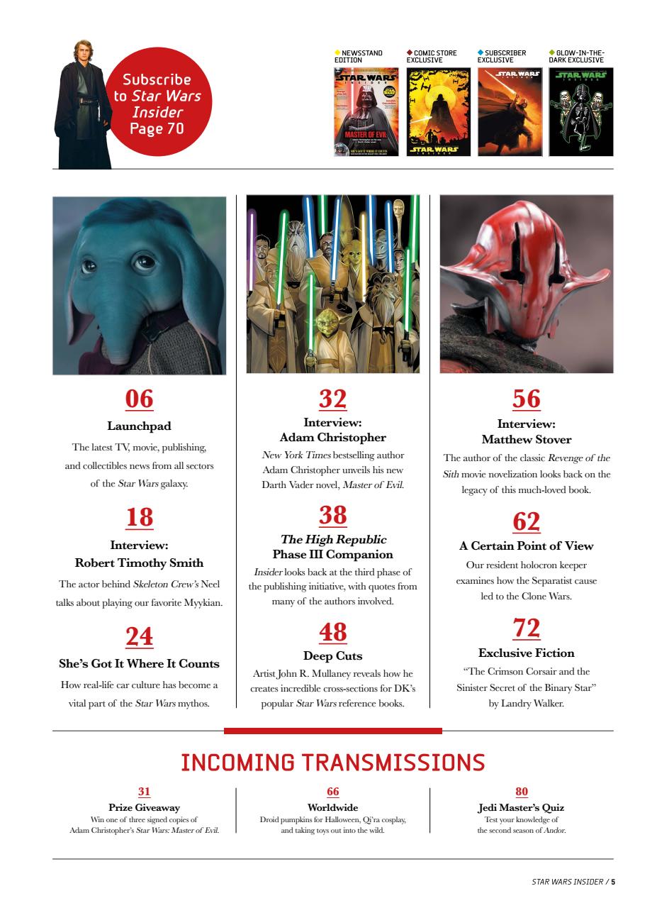 Star Wars Insider Preview Pages