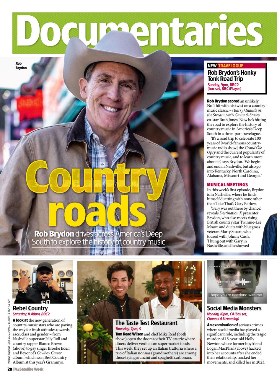 TV & Satellite Week Preview Pages