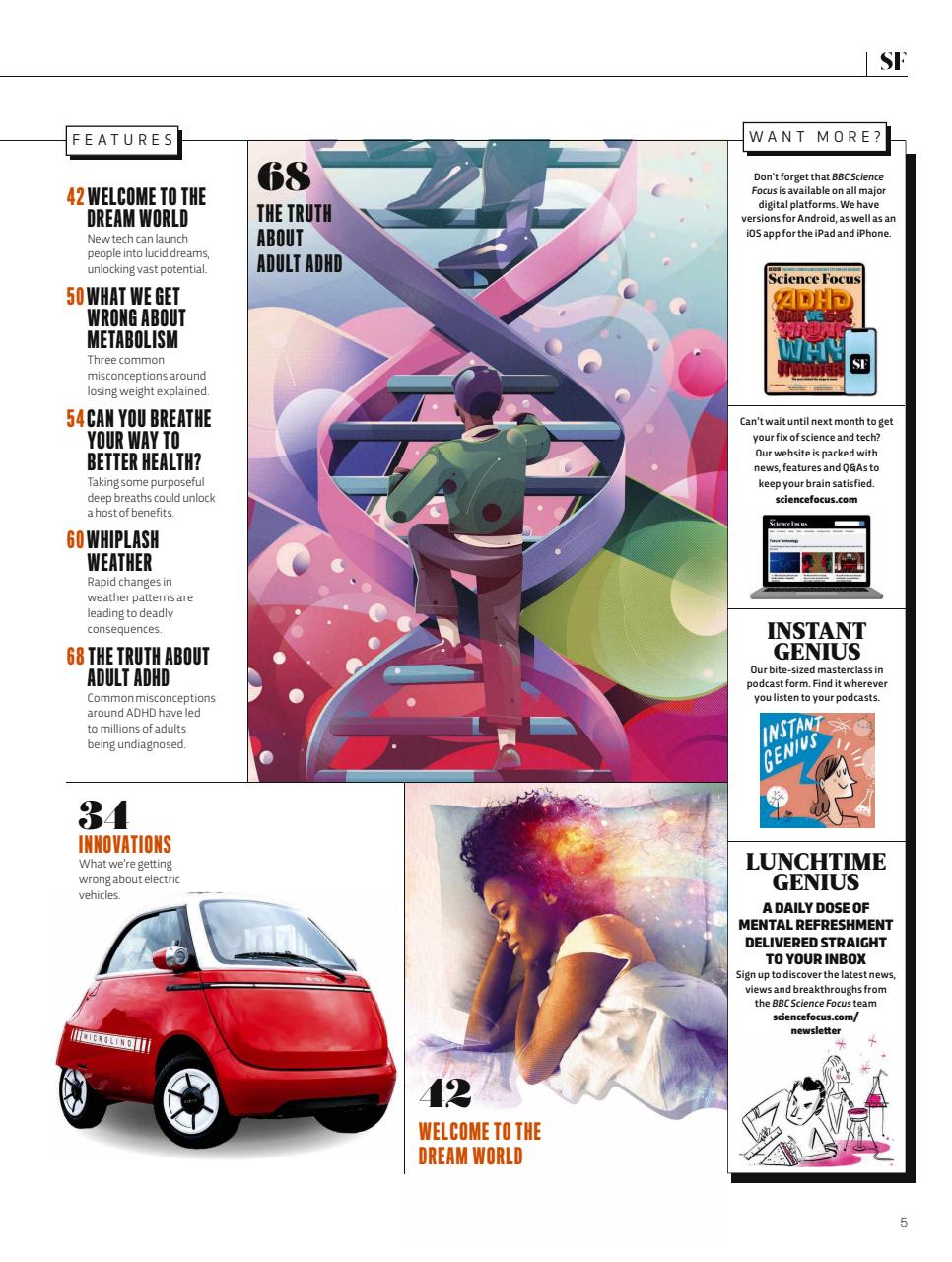 BBC Science Focus Magazine Preview Pages