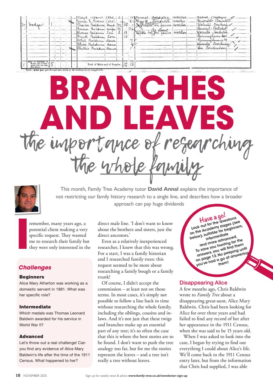 Family Tree Preview Pages