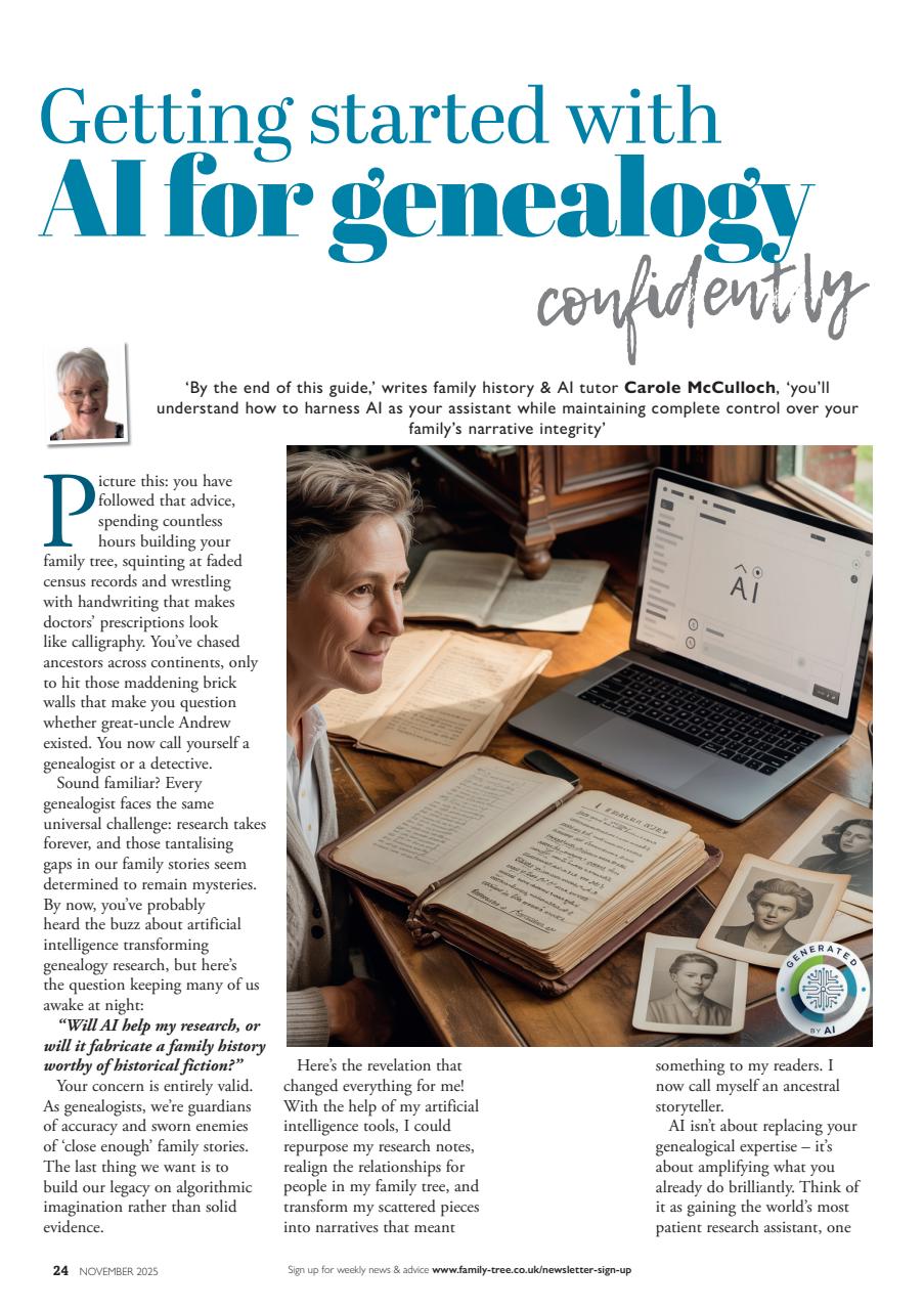 Family Tree Preview Pages