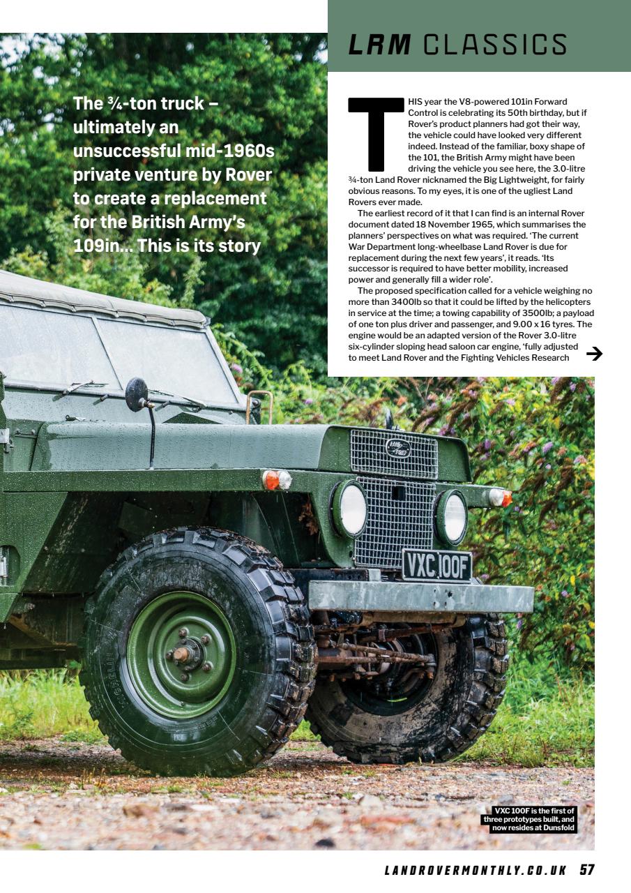 Land Rover Monthly Preview Pages