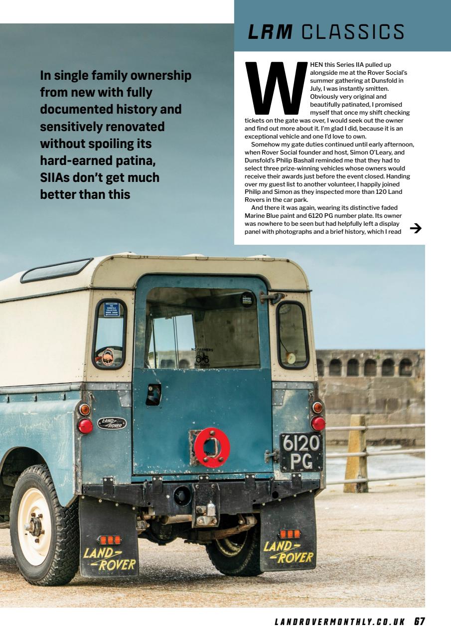Land Rover Monthly Preview Pages