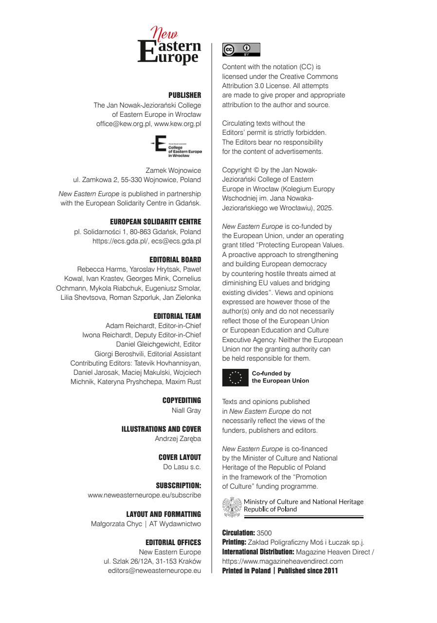 New Eastern Europe Preview Pages