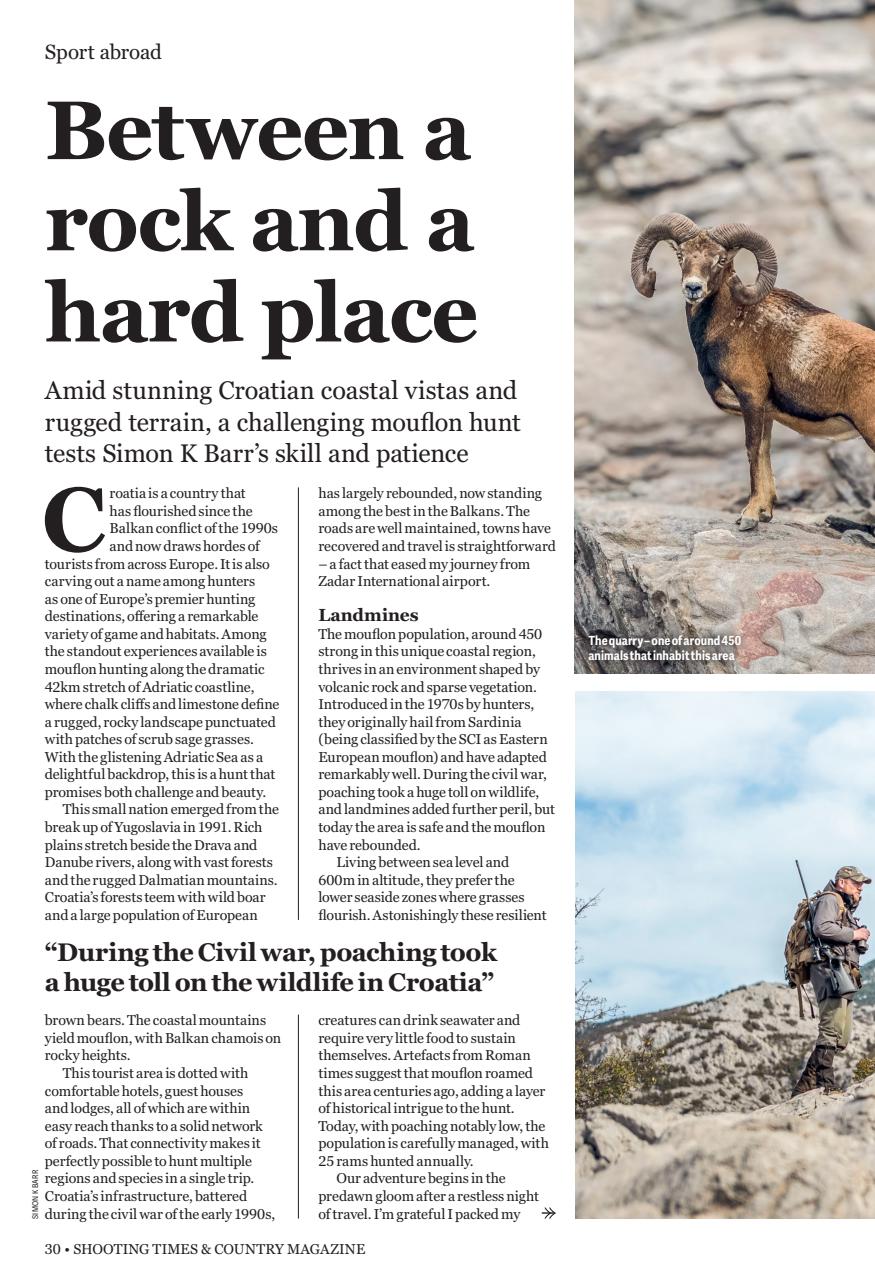 Shooting Times & Country Preview Pages