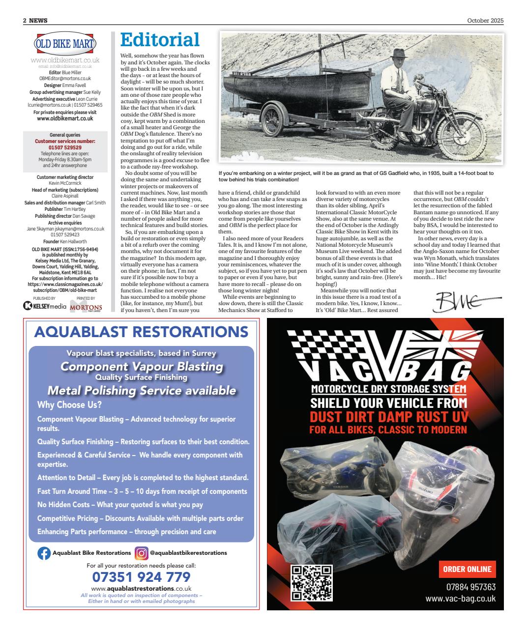 Old Bike Mart Preview Pages