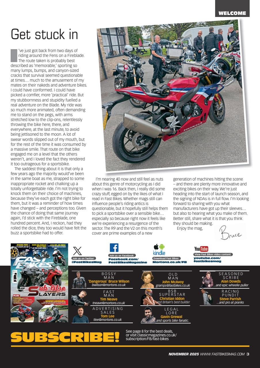 Fast Bikes Preview Pages
