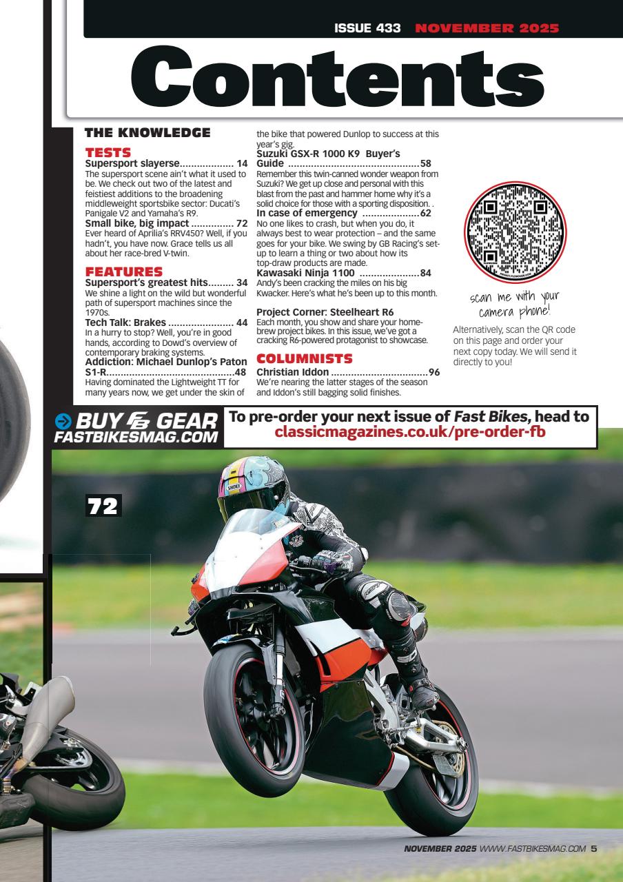 Fast Bikes Preview Pages