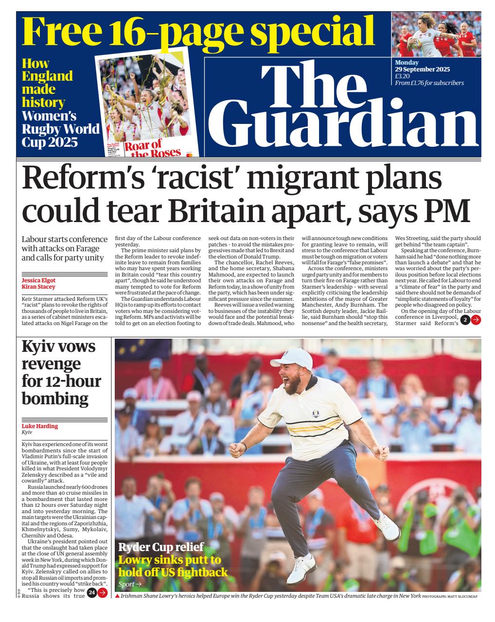 The Guardian Newspaper Preview Pages