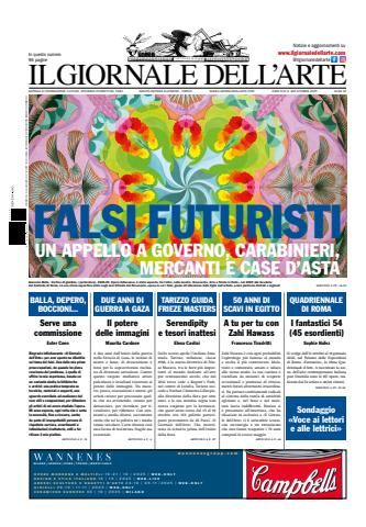 Il Giornale Dell’Arte issue ottobre