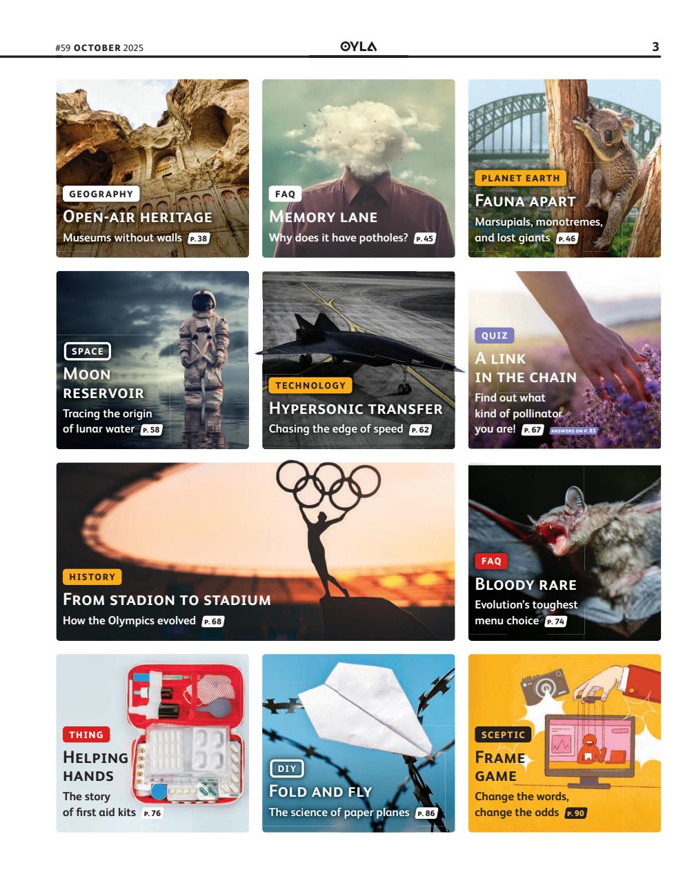 OYLA Magazine Preview Pages