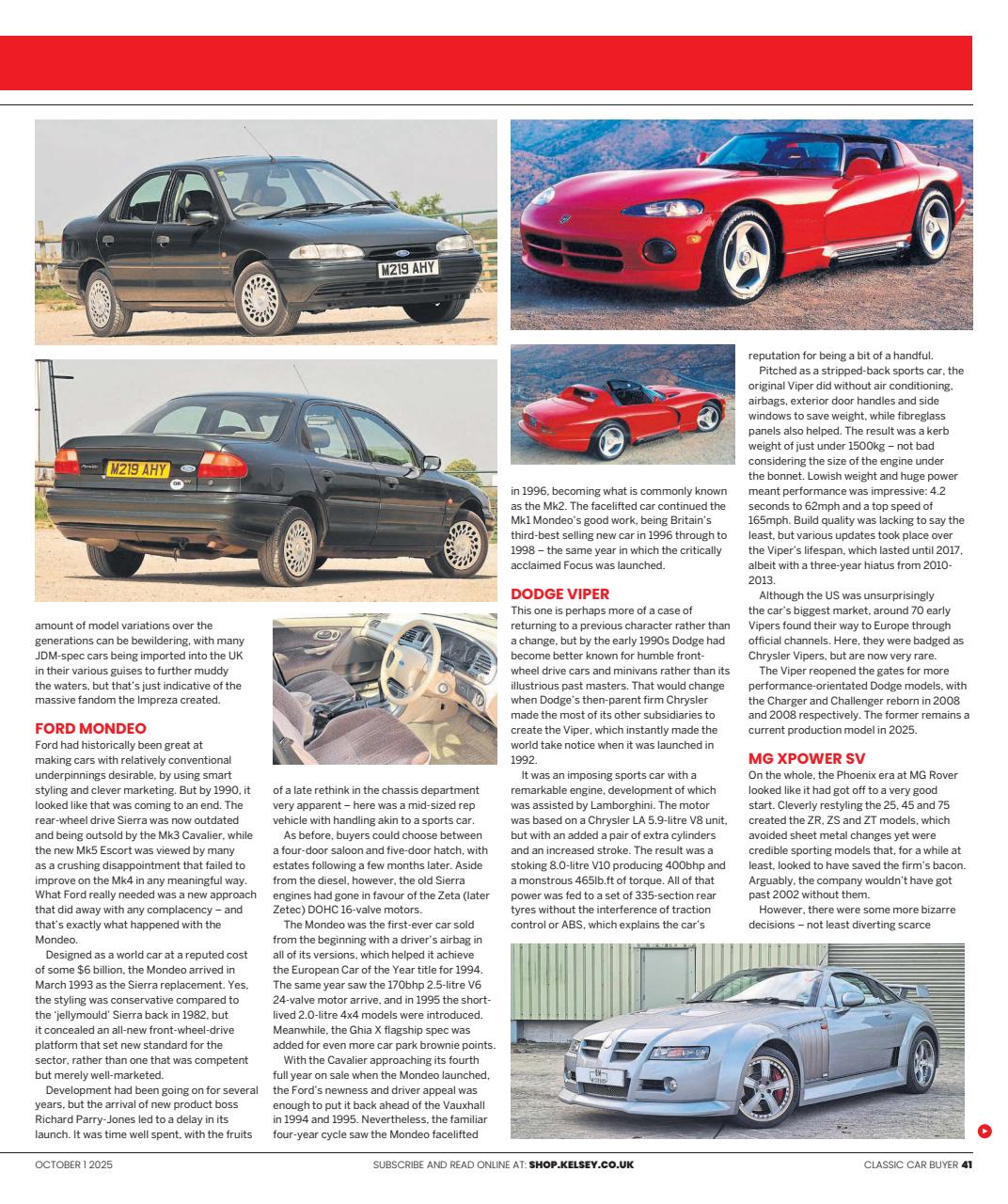 Classic Car Buyer Preview Pages