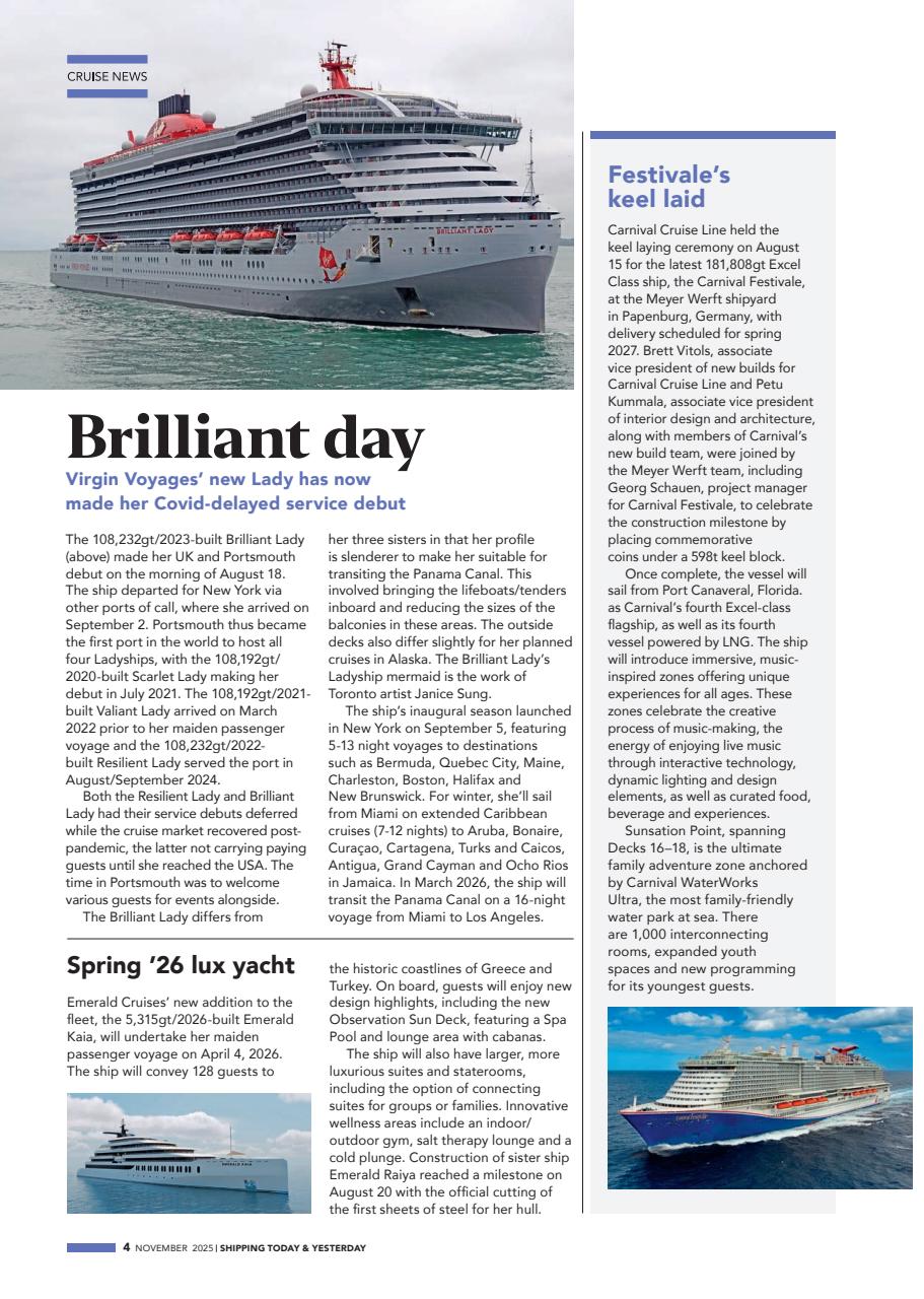 Shipping Today & Yesterday Preview Pages