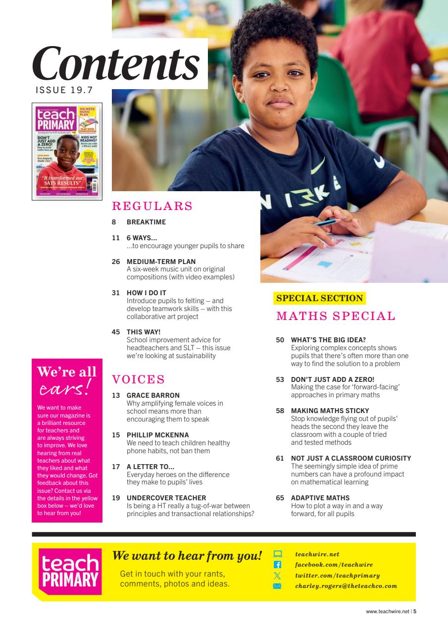 Teach Primary Preview Pages