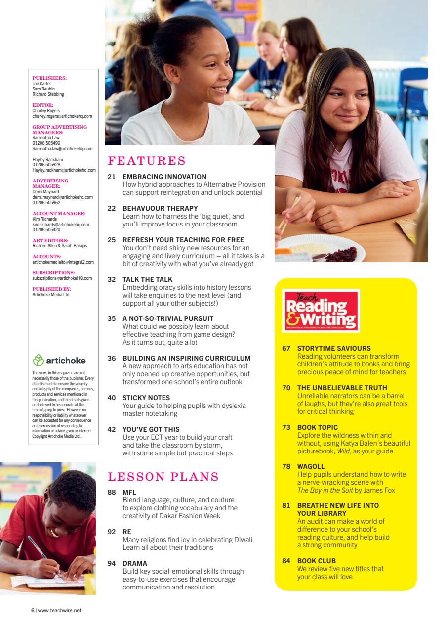 Teach Primary Preview Pages