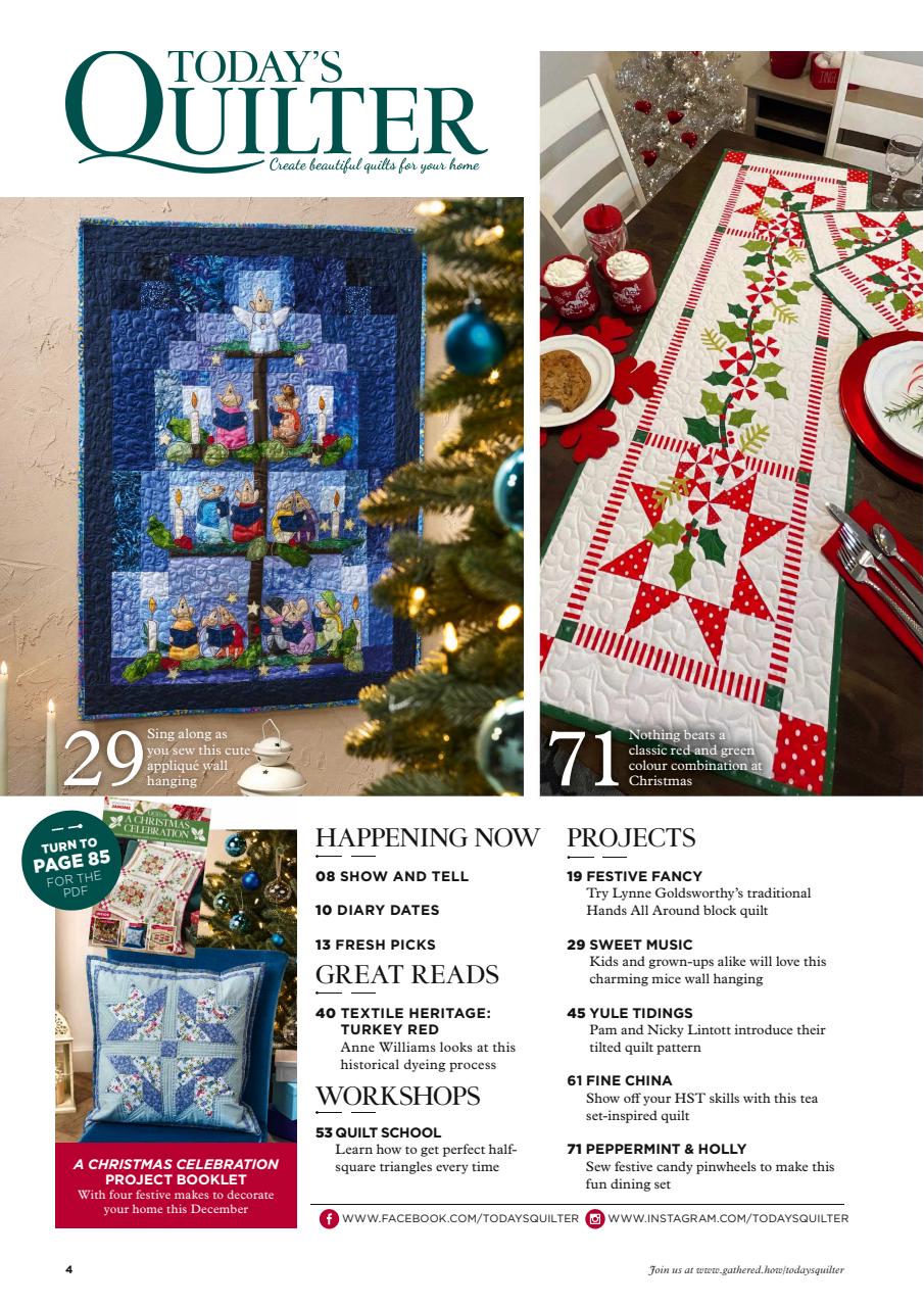 Today’s Quilter Preview Pages