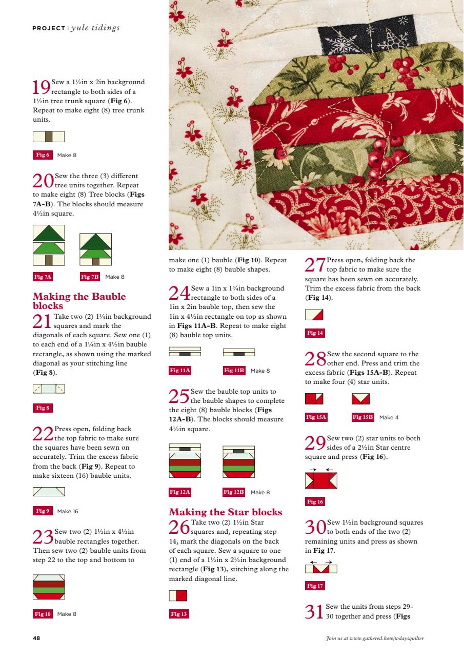 Today’s Quilter Preview Pages