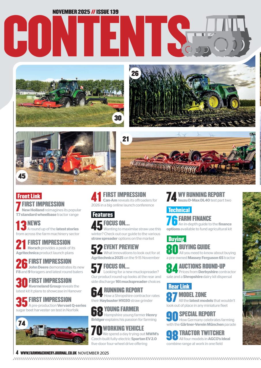 Farm Machinery Journal Preview Pages