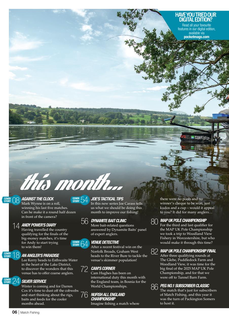 Match Fishing Preview Pages