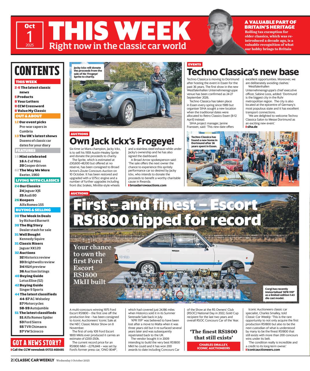 Classic Car Weekly Preview Pages