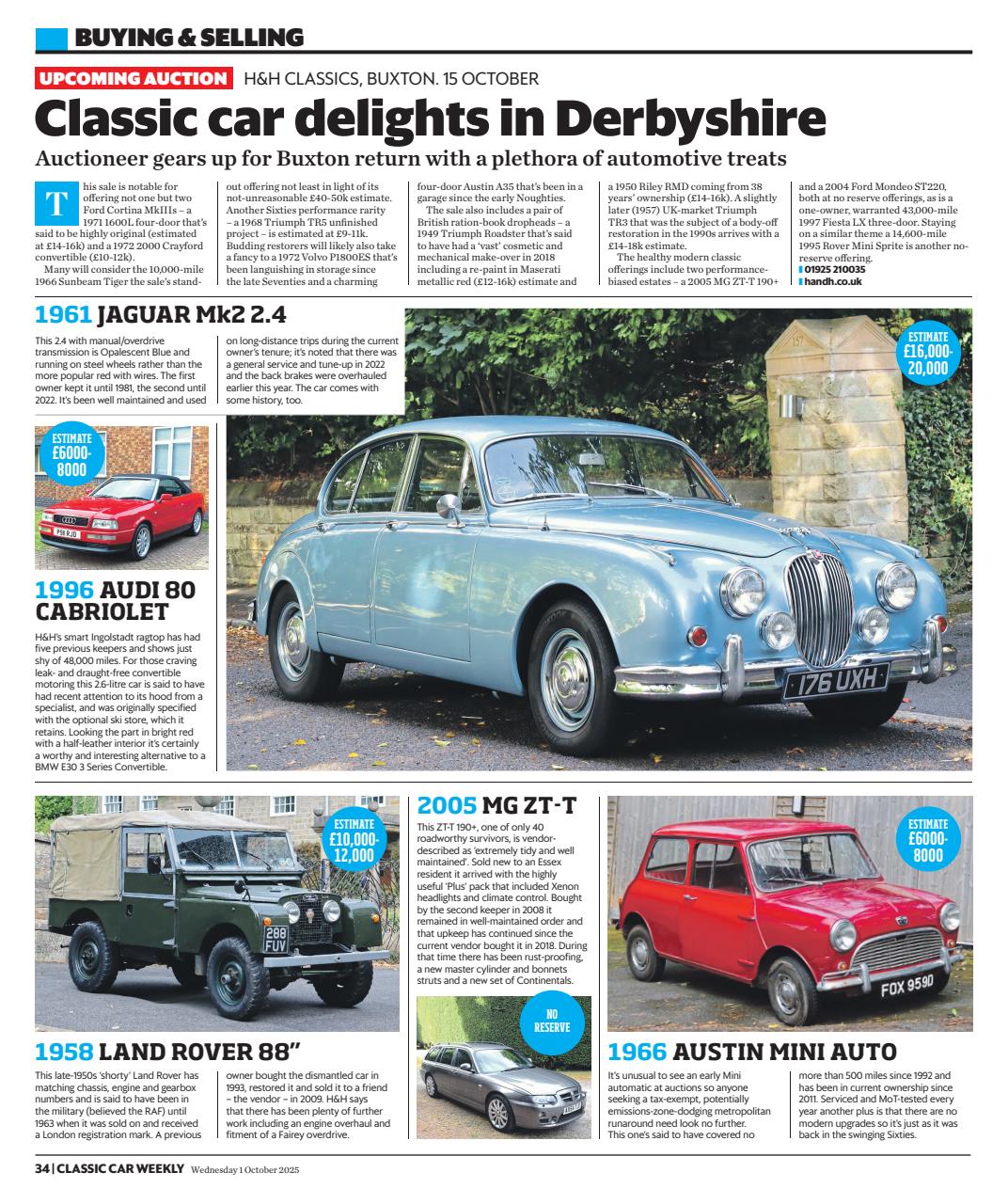 Classic Car Weekly Preview Pages