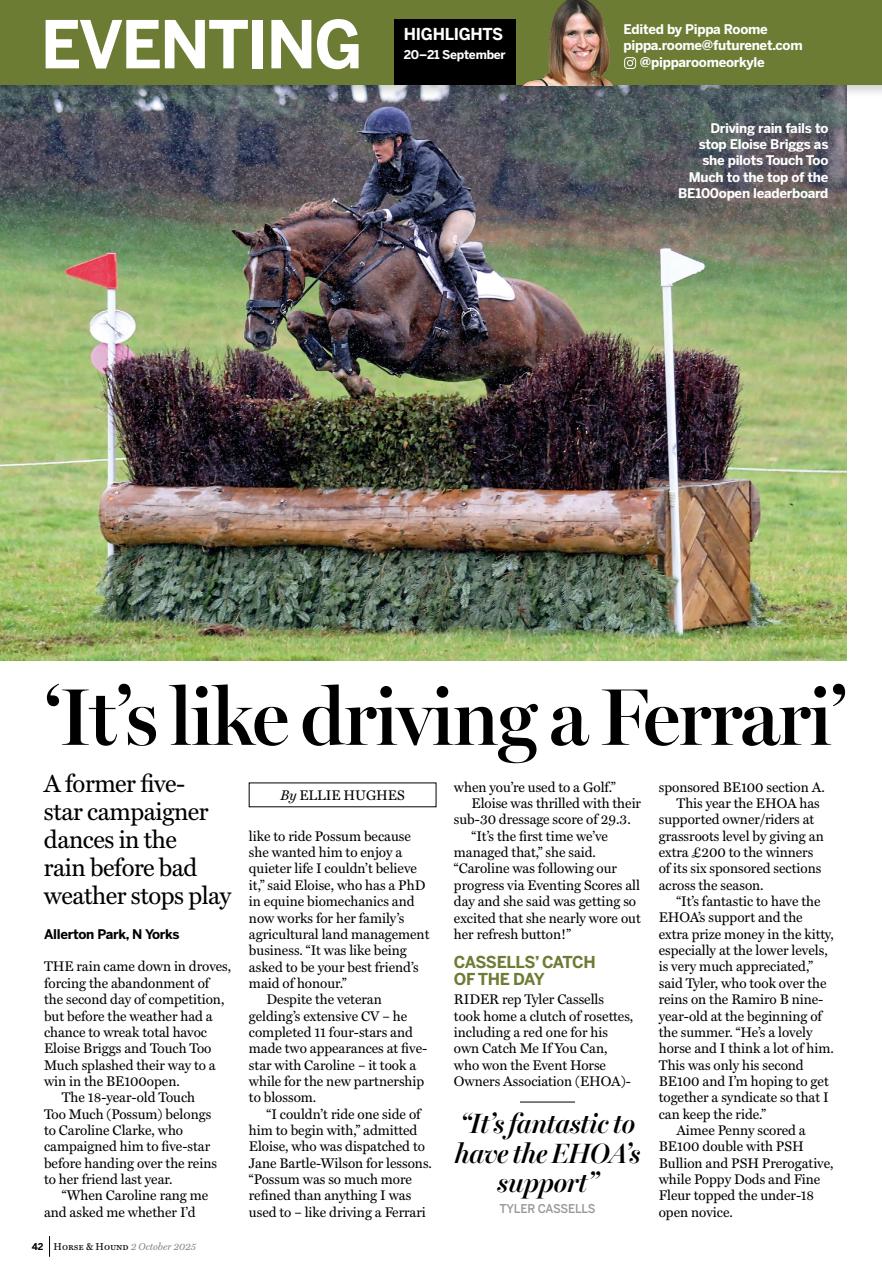 Horse & Hound Preview Pages