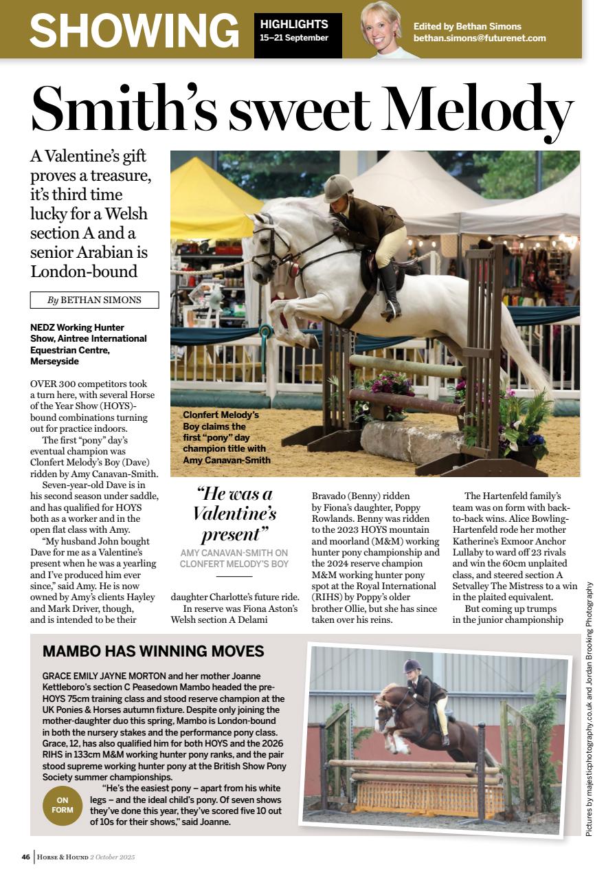 Horse & Hound Preview Pages