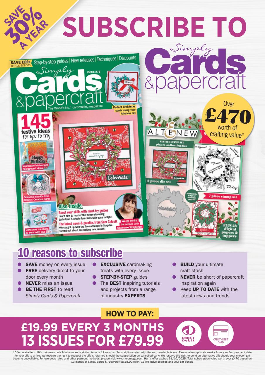 Simply Cards & Papercraft Preview Pages