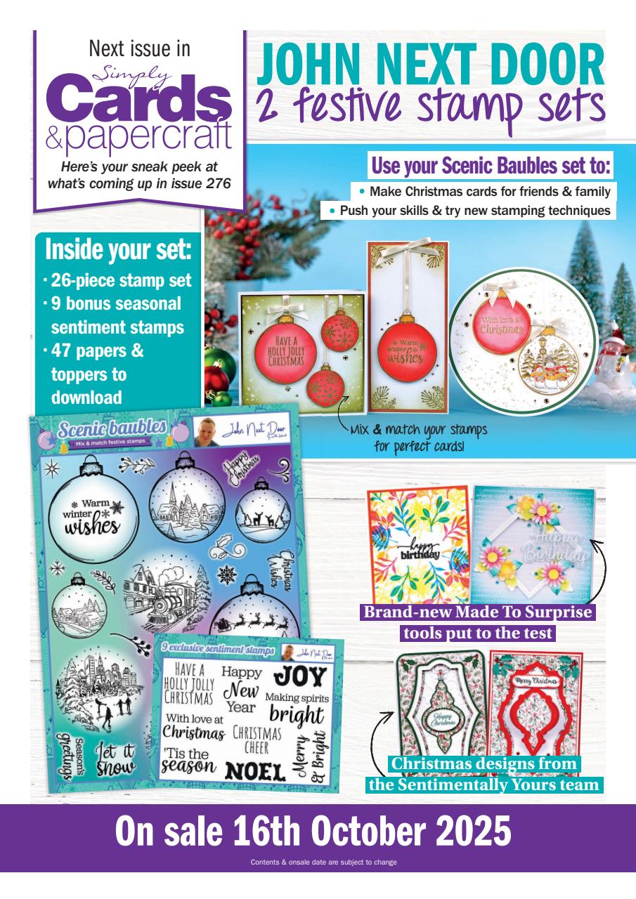 Simply Cards & Papercraft Preview Pages