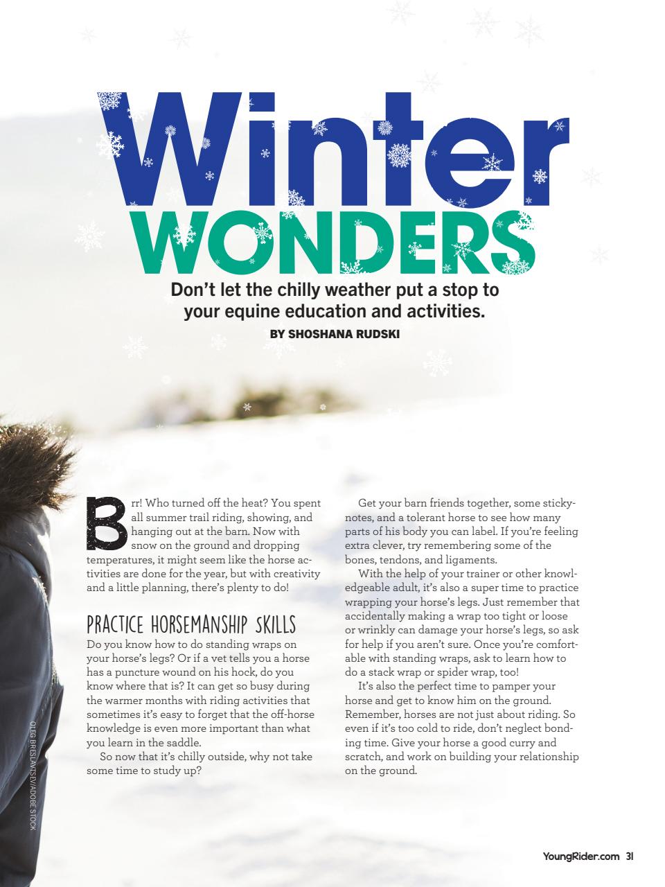 Young Rider Magazine Preview Pages