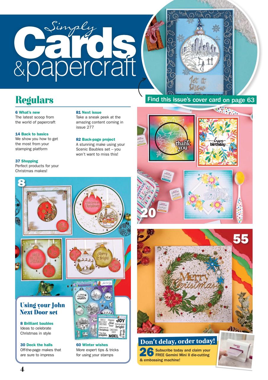 Simply Cards & Papercraft Preview Pages