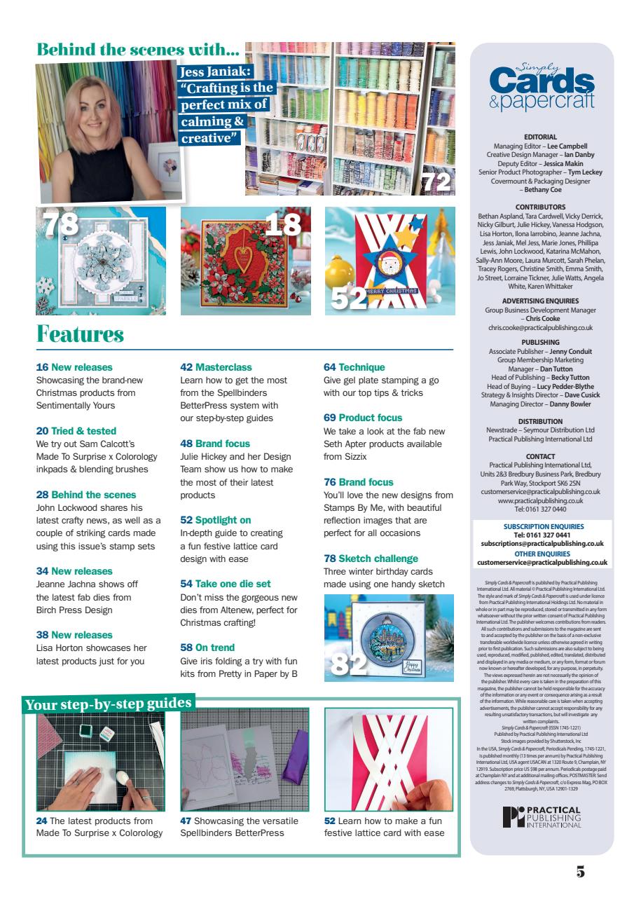 Simply Cards & Papercraft Preview Pages