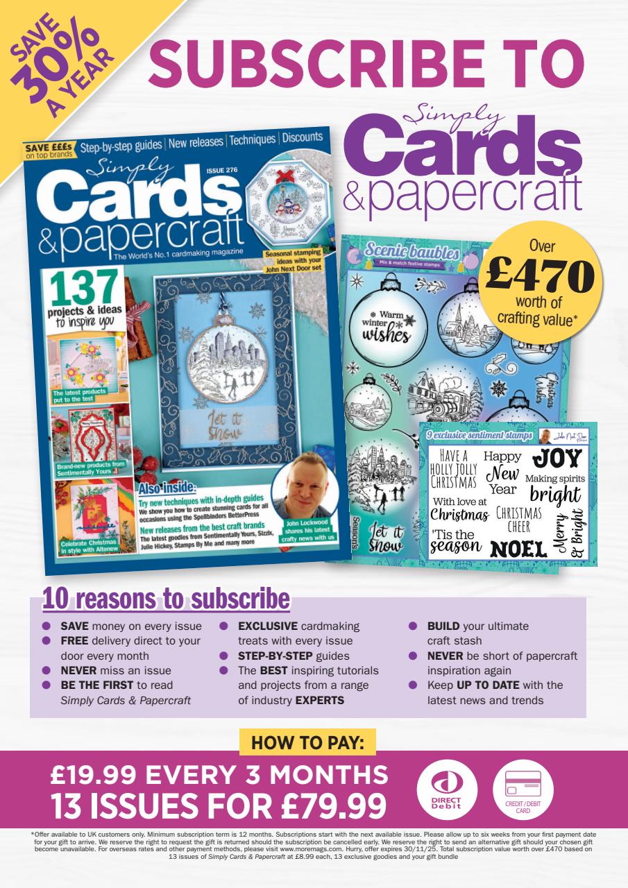 Simply Cards & Papercraft Preview Pages