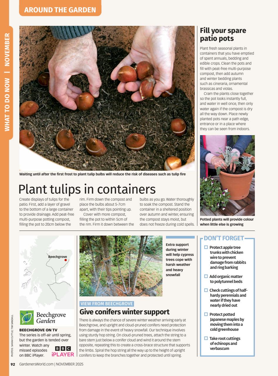 BBC Gardeners’ World Magazine Preview Pages
