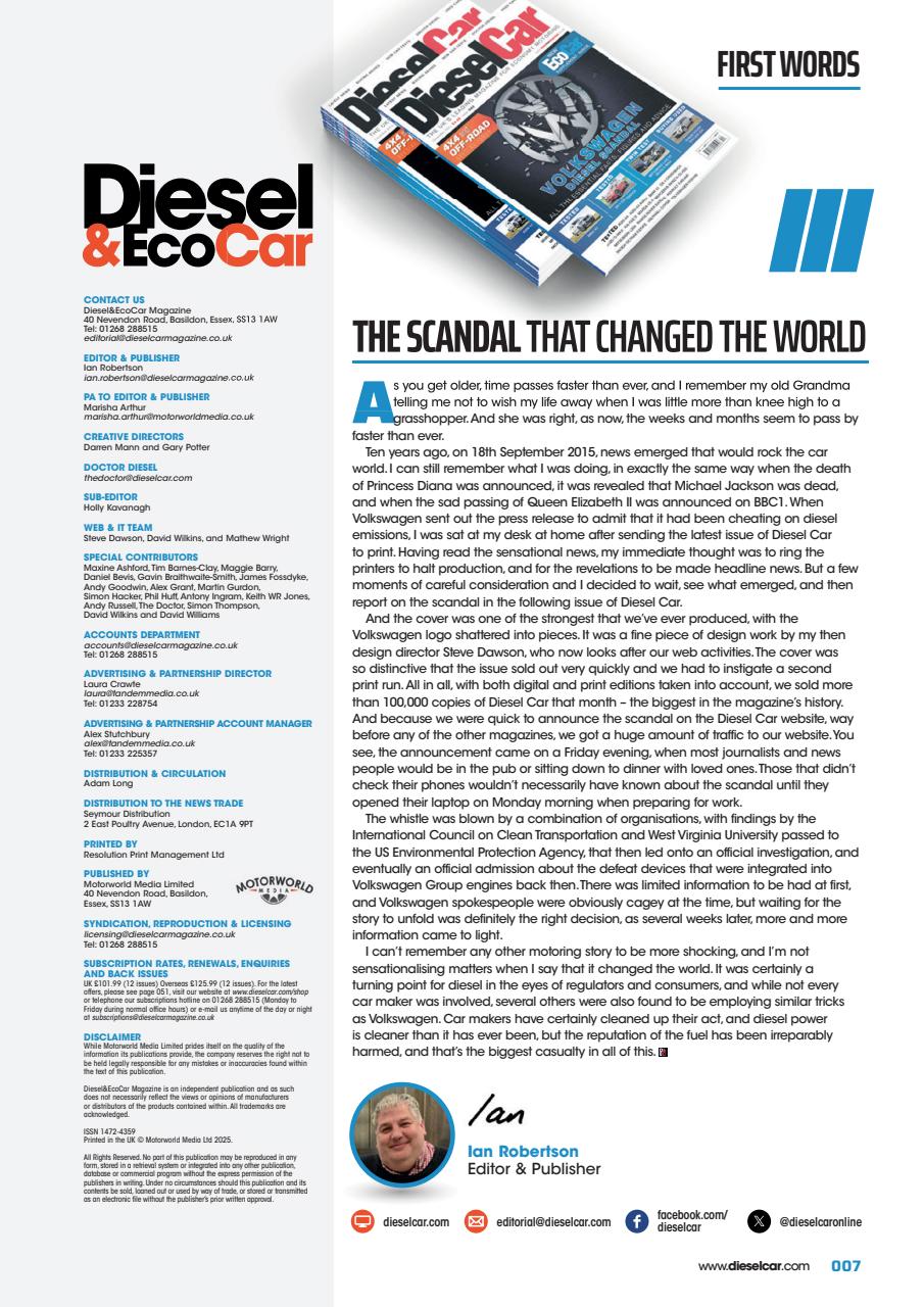 Diesel&EcoCar Magazine Preview Pages