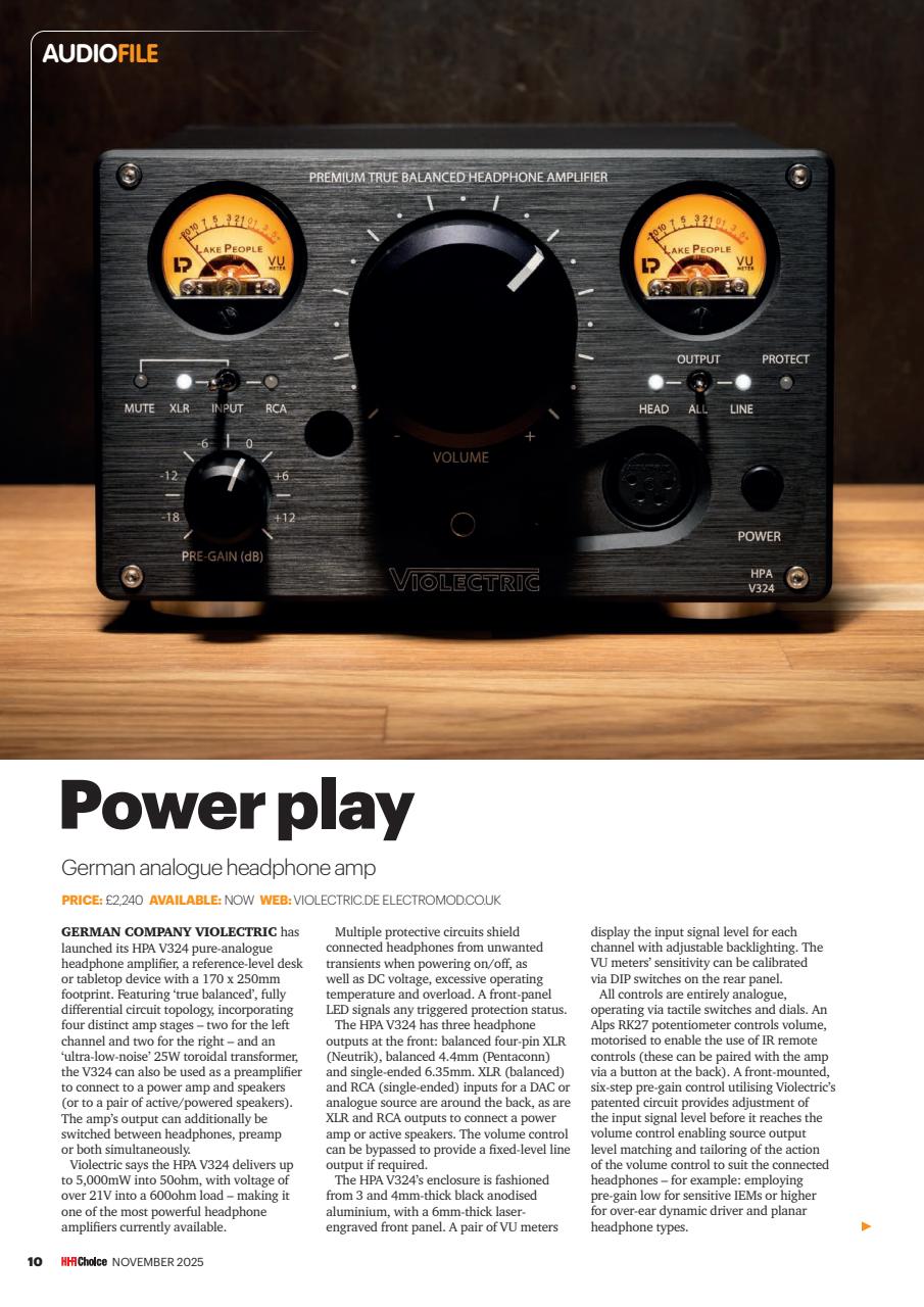 Hi-Fi Choice Preview Pages