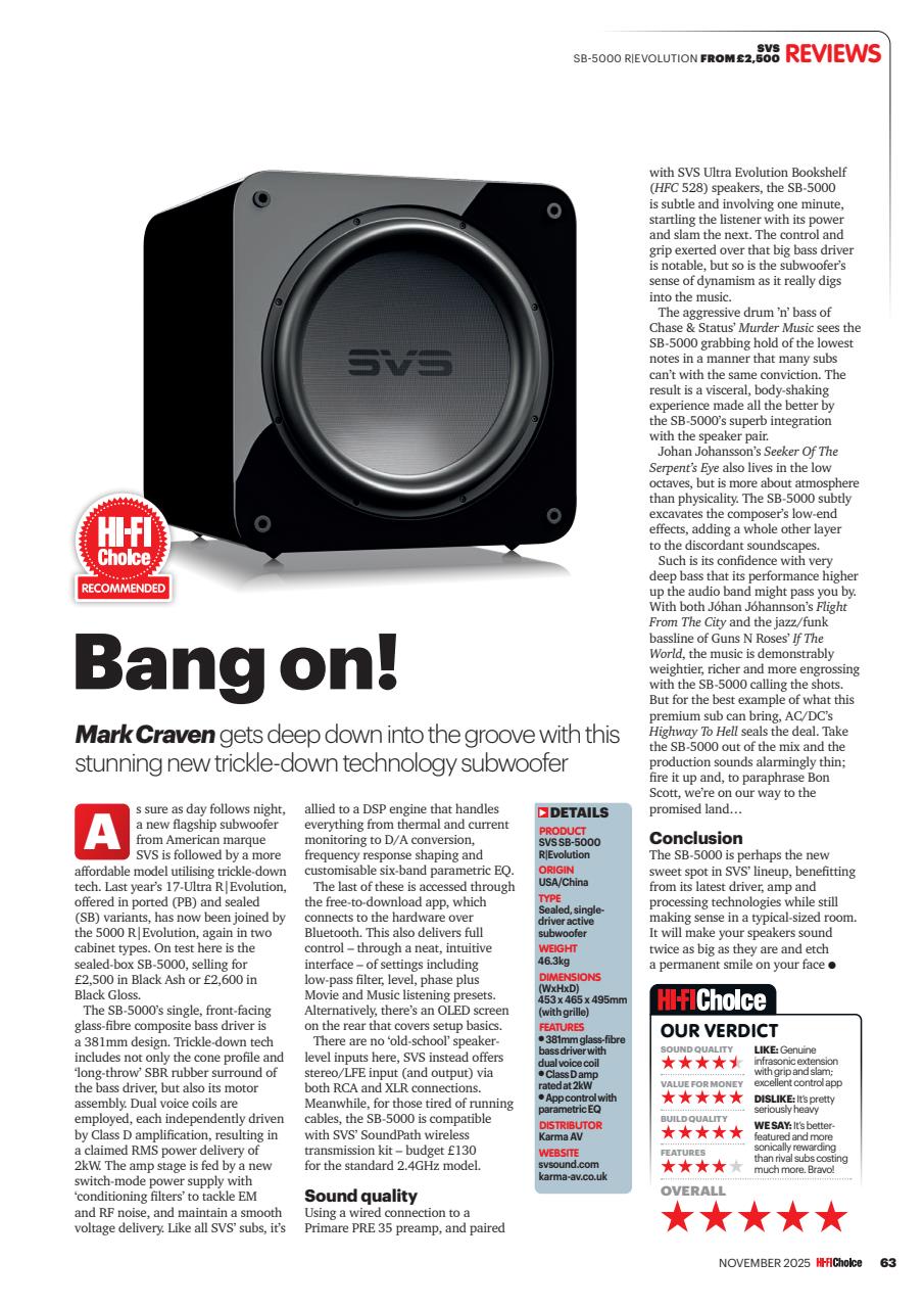 Hi-Fi Choice Preview Pages