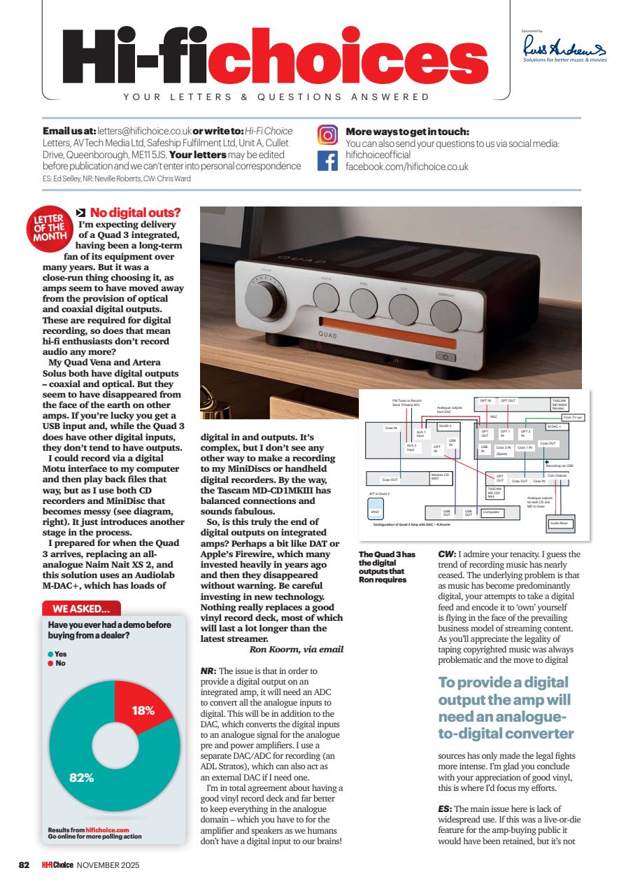 Hi-Fi Choice Preview Pages