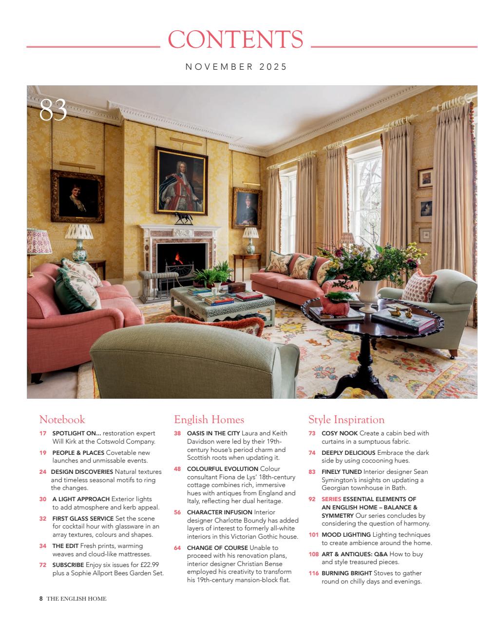 The English Home Preview Pages