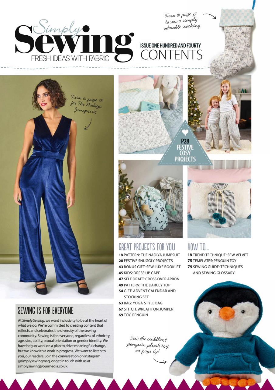 Simply Sewing Preview Pages