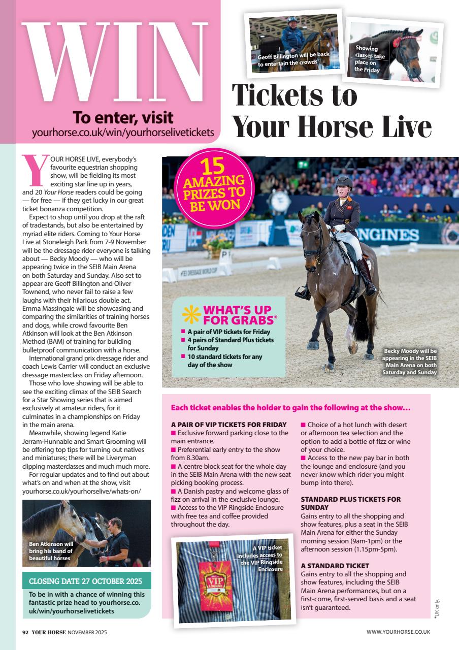 Your Horse Preview Pages