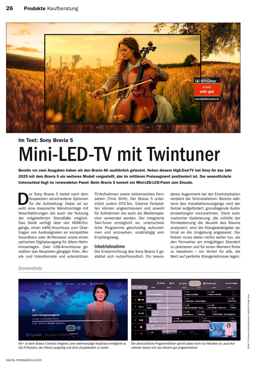 Digital Fernsehen Preview Pages
