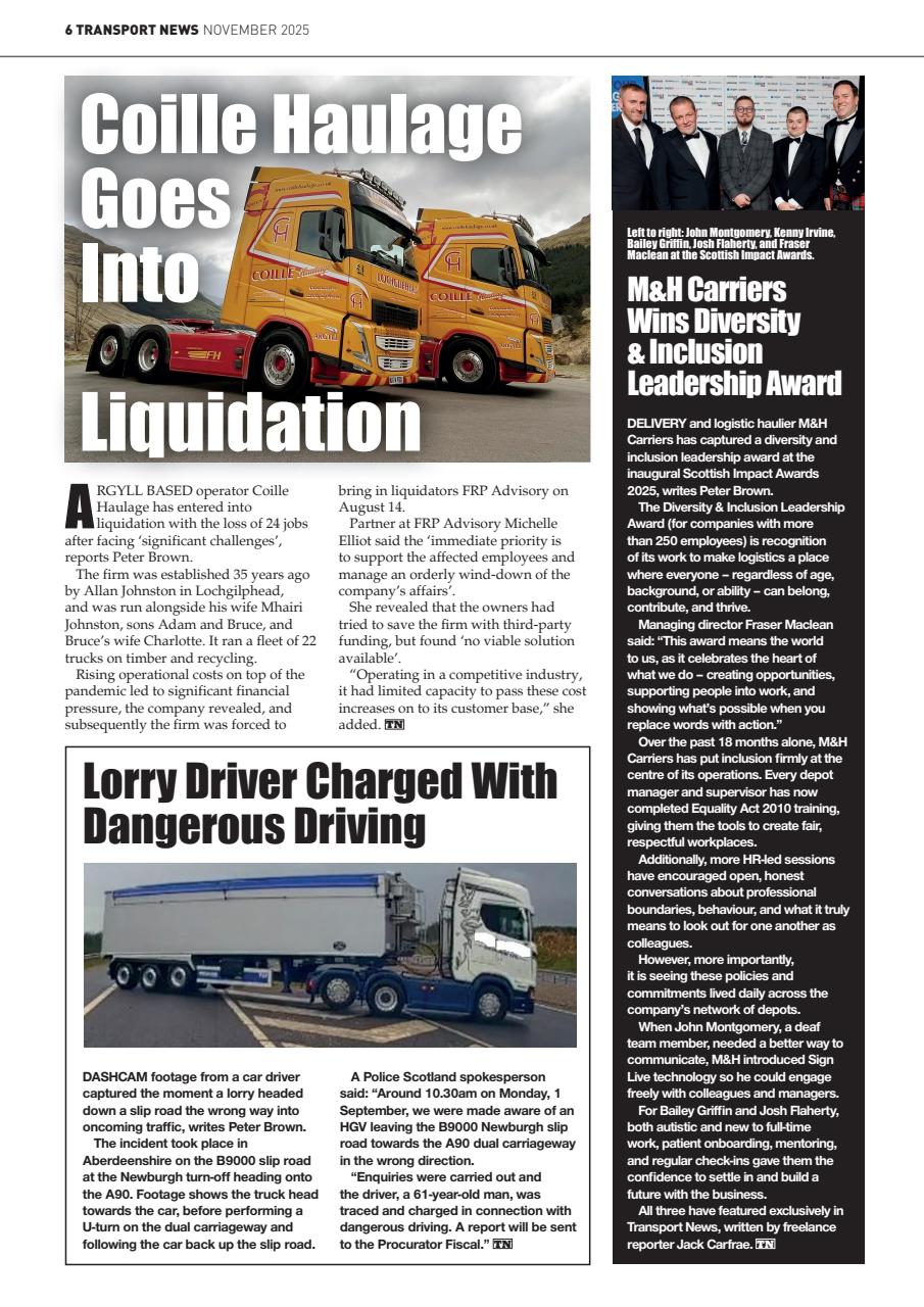Transport News Preview Pages