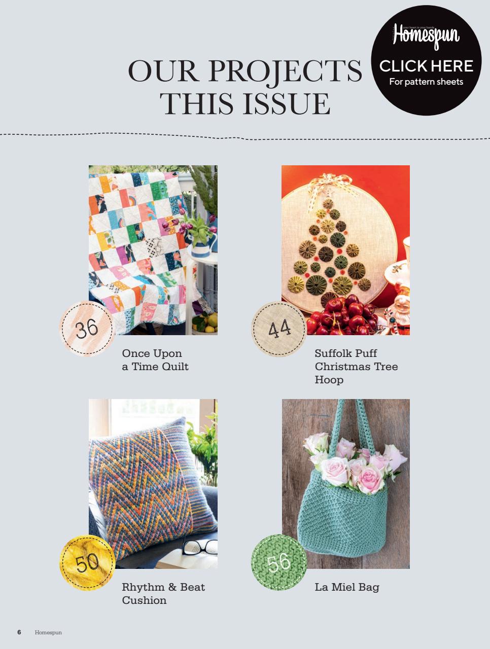 Homespun Preview Pages