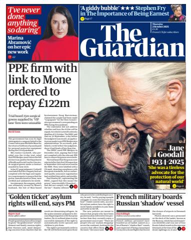 The Guardian Newspaper issue Thursday, 02 October 2025
